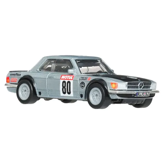 Model pojazdu Hot Wheels Premium Boulevard 1/64 - '80 Mercedes-Benz 500 SLC Rallye (HRT63)- Zdjęcie 5