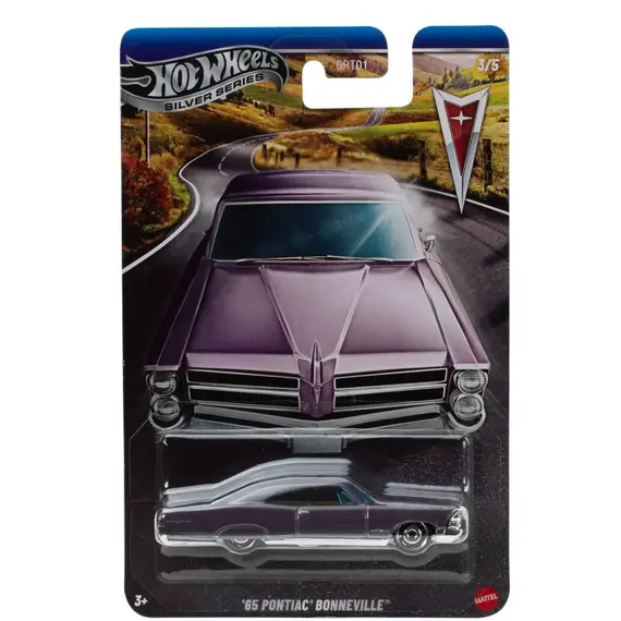 Model pojazdu Hot Wheels Silver Series 1/64 - '65 Pontiac Bonneville