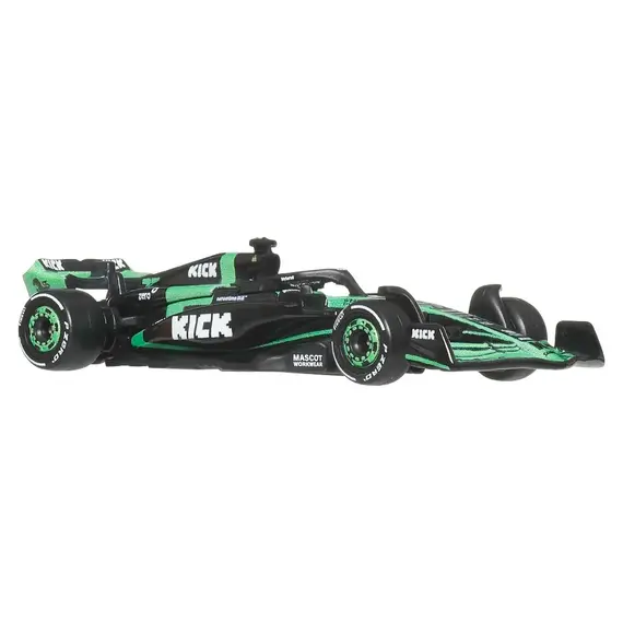 Model pojazdu Hot Wheels Premium Formula 1 (2025) 1/64 - Kick Sauber Formula 1 Team (#77) (JBM13)- Zdjęcie 4