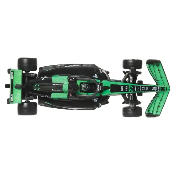 Model pojazdu Hot Wheels Premium Formula 1 (2025) 1/64 - Kick Sauber Formula 1 Team (#77) (JBM13)- Zdjęcie 6