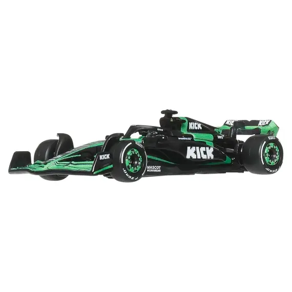 Model pojazdu Hot Wheels Premium Formula 1 (2025) 1/64 - Kick Sauber Formula 1 Team (#77) (JBM13)- Zdjęcie 2