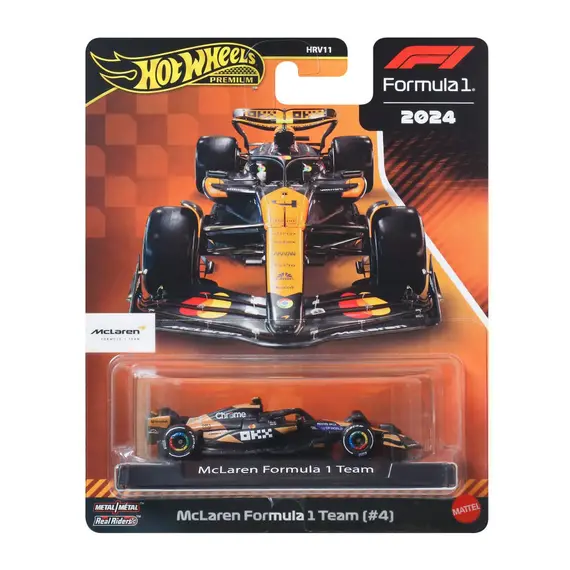 Model pojazdu Hot Wheels Premium Formula 1 (2025) 1/64 - McLaren Formula 1 Team/Equipe (#4) (JBM11)