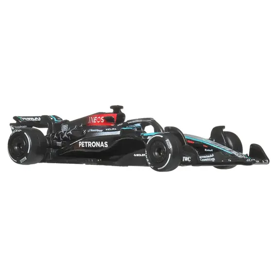 Model pojazdu Hot Wheels Premium Formula 1 (2025) 1/64 - Mercedes-AMG Petronas Formula One Team/Equipe (#63) (JBM18)- Zdjęcie 3
