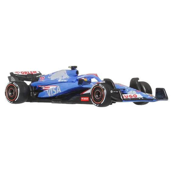 Model pojazdu Hot Wheels Premium Formula 1 (2025) 1/64 - Visa Cash App RB Formula One Team/Equipe (#22) (JBM14)- Zdjęcie 3