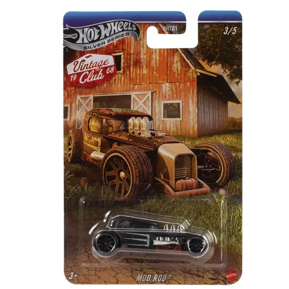 Model pojazdu Hot Wheels Silver Series Vintage 1/64 - Mod Rod (JKY33)