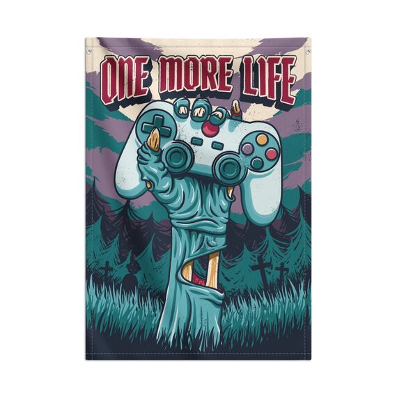 Flaga dekoracyjna Gameration - One More Life