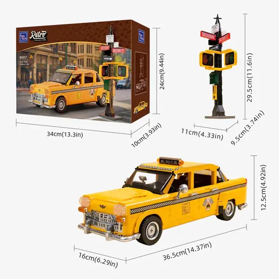 Klocki Pantasy Retro Collection - New York Yellow Cab- Zdjęcie 7