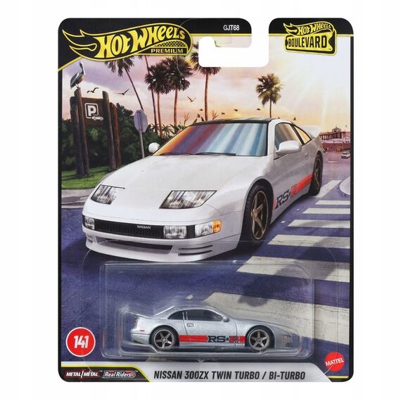 Model pojazdu Hot Wheels Premium Boulevard 1/64 - Nissan 300ZX Twin Turbo / BI-Turbo (JHW25)