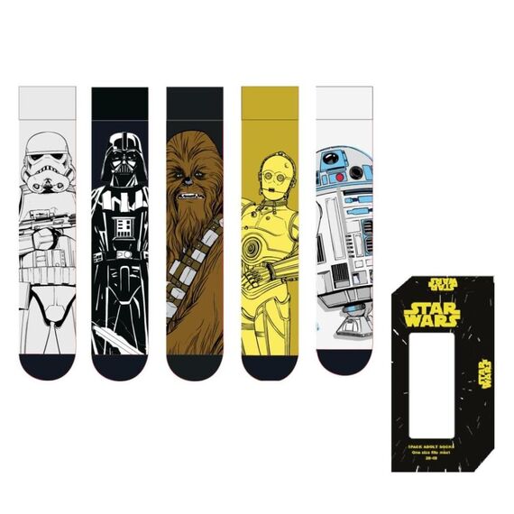 Zestaw 5 par skarpet Star Wars Classic (38-45)