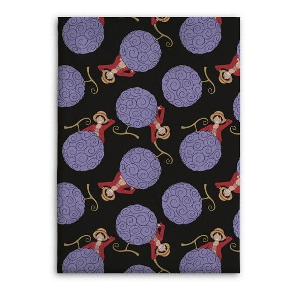 Koc flanelowy One Piece - Luffy & Gum Gum Fruit (110x150cm)