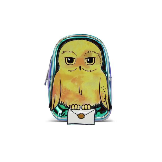 Mini plecak z połyskiem Harry Potter - Hedwiga 23 cm