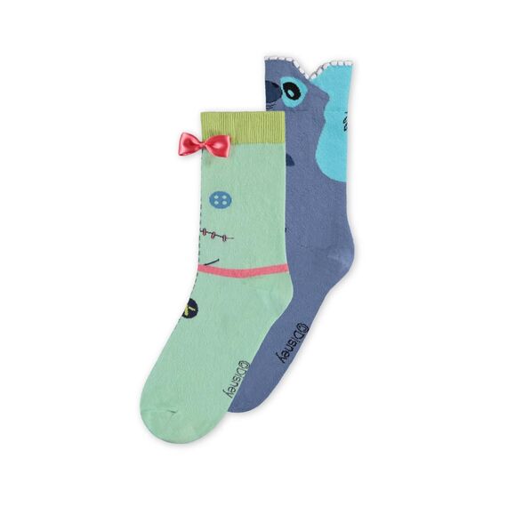 Zestaw 2 par skarpet Disney Lilo i Stitch - Stitch & Scrump (35-38)- Zdjęcie 2