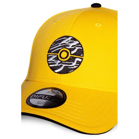 Czapka z daszkiem Pokémon - Poké ball (żółta)- Zdjęcie 2