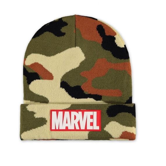 Zestaw czapka zimowa z rękawiczkami Marvel Logo- Zdjęcie 2