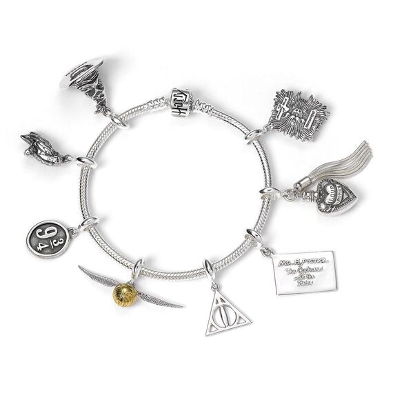 Bransoletka z suwakiem i zawieszkami Harry Potter M (19 cm)- Zdjęcie 2