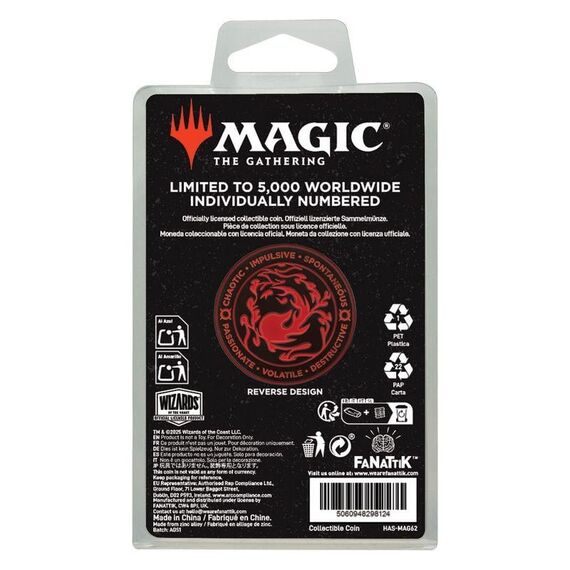 Moneta kolekcjonerska Magic the Gathering - Chandra- Zdjęcie 4
