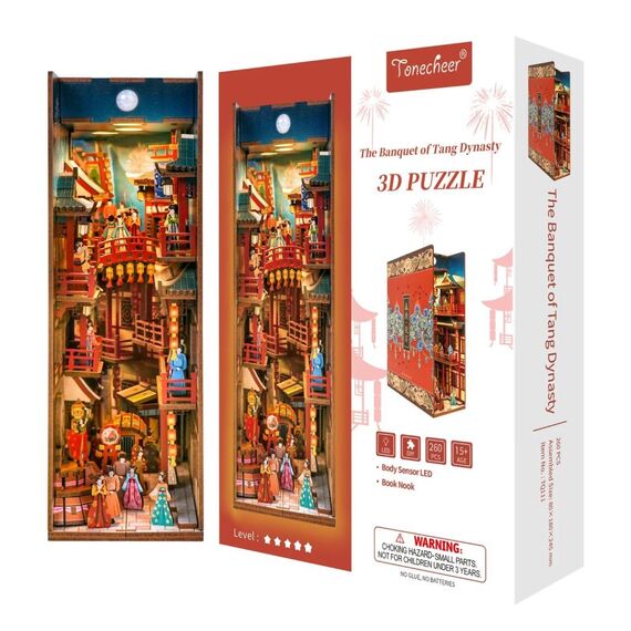 Model do składania Book Nook - The banquet of Tang Dynasty
