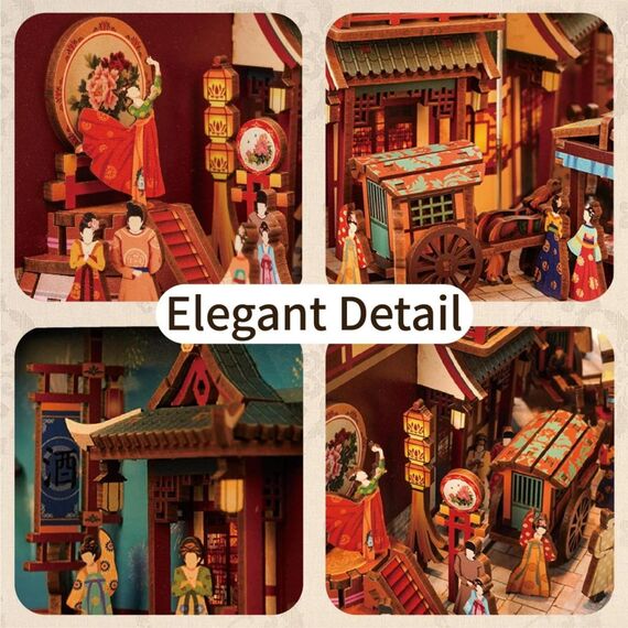 Model do składania Book Nook - The banquet of Tang Dynasty- Zdjęcie 4