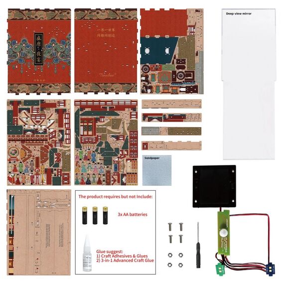 Model do składania Book Nook - The banquet of Tang Dynasty- Zdjęcie 6