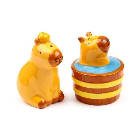 Zestaw solniczka i pieprzniczka Capybara - Duke