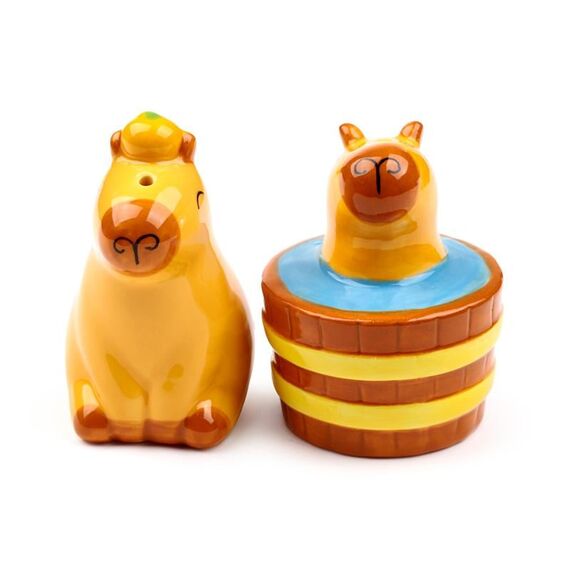 Zestaw solniczka i pieprzniczka Capybara - Duke- Zdjęcie 3