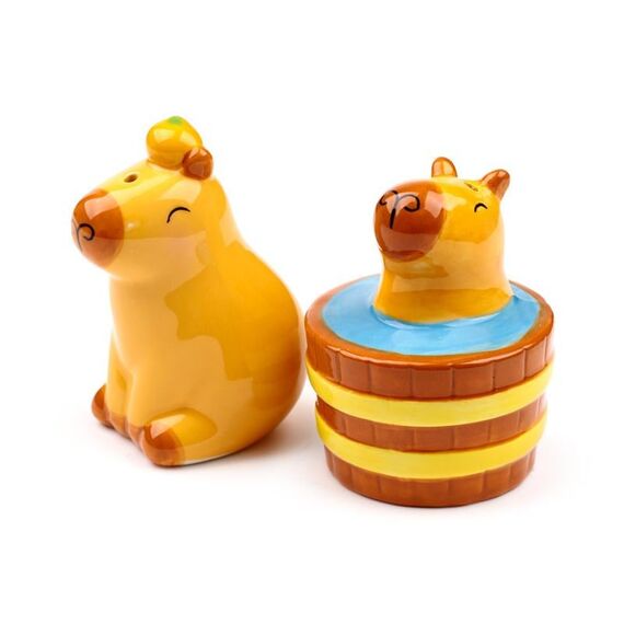 Zestaw solniczka i pieprzniczka Capybara - Duke- Zdjęcie 4