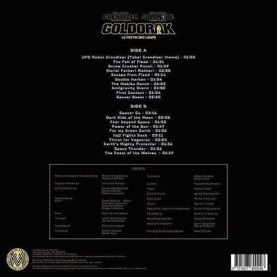 Vinyl Grendizer - Original Game Soundtrack- Zdjęcie 3