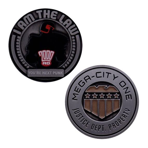 Moneta kolekcjonerska 2000AD Judge Dredd (Limited Edition)