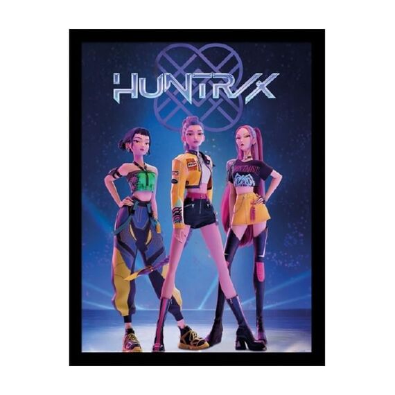 Plakat K-Pop Demon Hunters - Huntrix 45x35cm