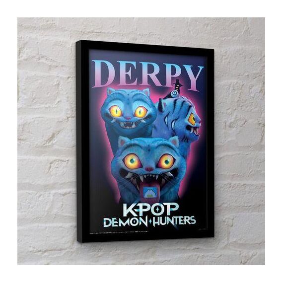 Plakat K-Pop Demon Hunters - Derpy 45x35cm- Zdjęcie 3