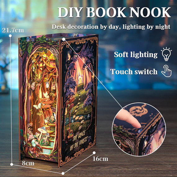 Model do składania Book Nook - The Grace of the Forest- Zdjęcie 3