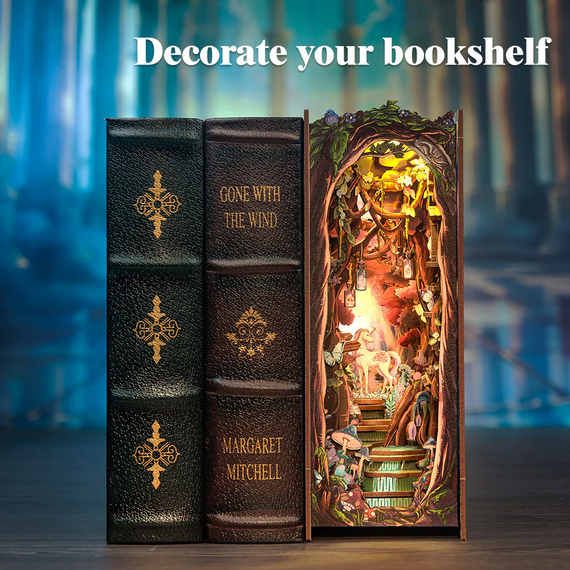 Model do składania Book Nook - The Grace of the Forest- Zdjęcie 6