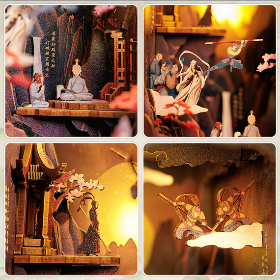 Model do składania Book Nook - The Legend of Wukong- Zdjęcie 4