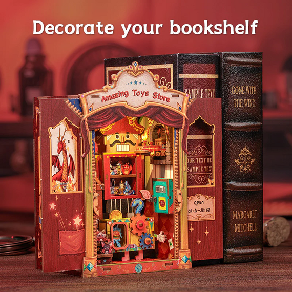 Model do składania Book Nook - Amazing Toy Store- Zdjęcie 6