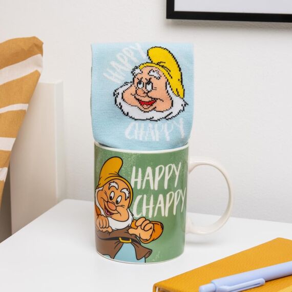 Zestaw kubek i skarpety Królewna Śnieżka - Happy