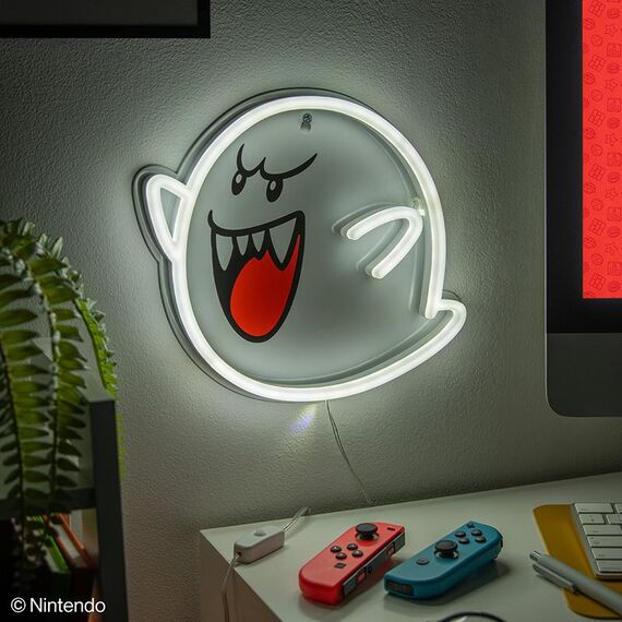 Lampka ścienna Super Mario - Boo 25cm