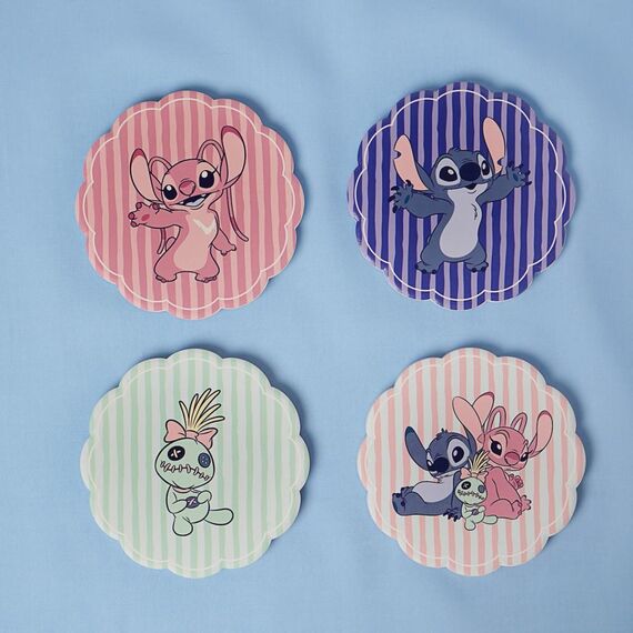 Zestaw 4 podkładek pod kubek Disney Stitch & Angel