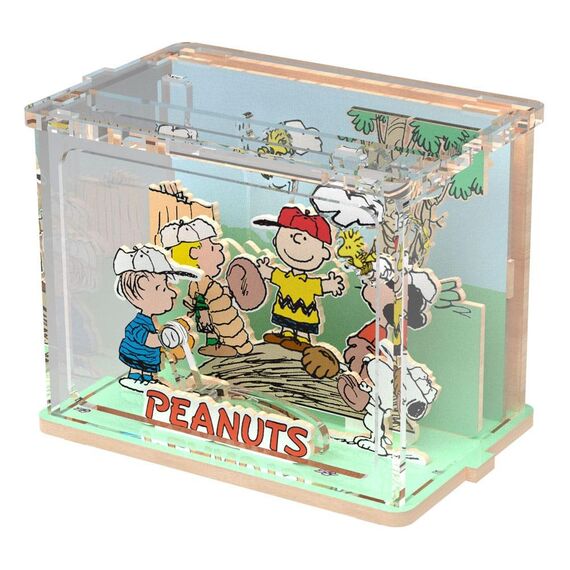 Model do sklejania Peanuts - Mini Scene Baseball Time- Zdjęcie 2