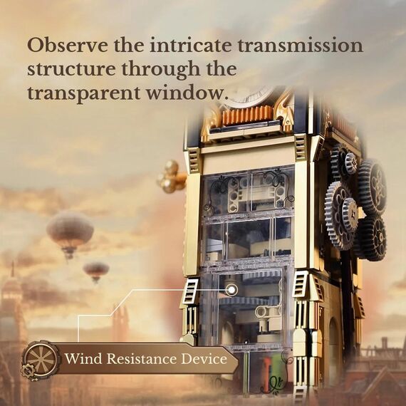 Klocki Pantasy - Steampunk Clock Tower Park- Zdjęcie 4