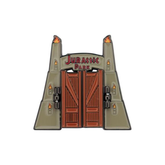 Przypinka Jurassic Park - Gates Hinged