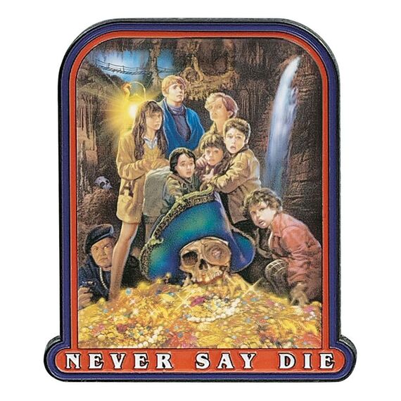 Przypinka The Goonies - Never Say Die