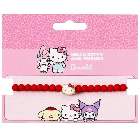 Bransoletka Hello Kitty - Red- Zdjęcie 2