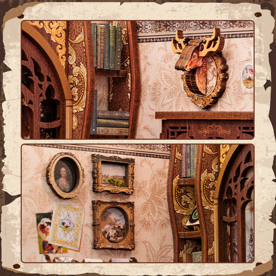 Model do składania Book Nook - Memories Bookshop- Zdjęcie 6
