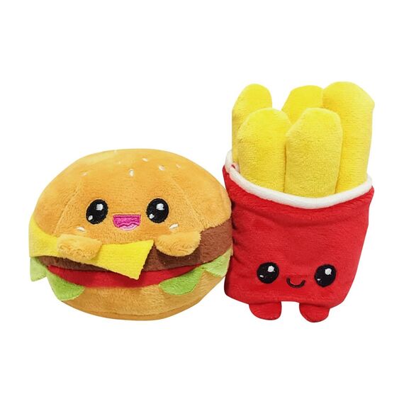 Zestaw 2 pluszaków Yummies - Burger & French Fries- Zdjęcie 2