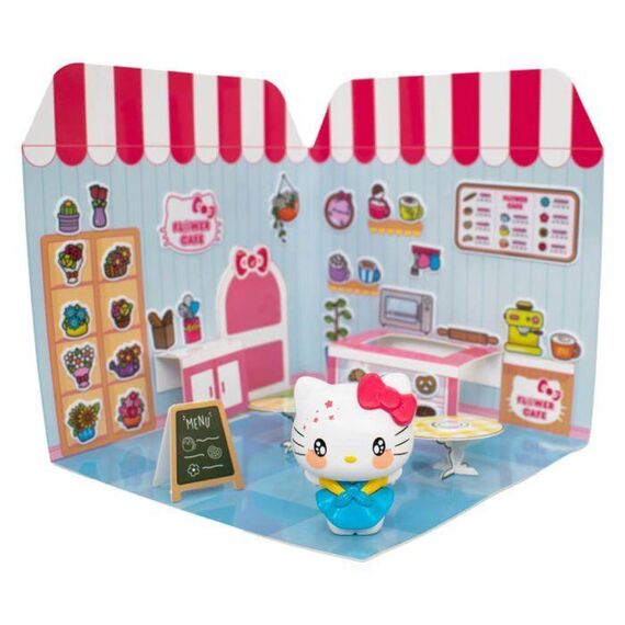 Figurka Hello Kitty - Hello Kitty Sticker House Flowe Cafe