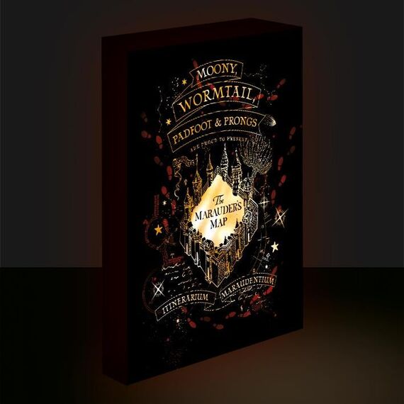 Lampka na ścianę Harry Potter - Marauders Map 40x30- Zdjęcie 2