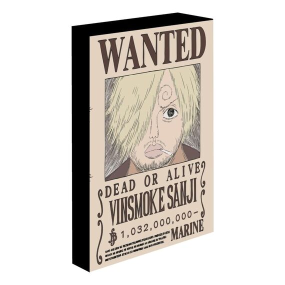 Lampka ścienna One Piece - Sanji Wanted 40x30cm- Zdjęcie 2