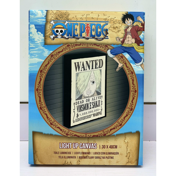 Lampka ścienna One Piece - Sanji Wanted 40x30cm- Zdjęcie 3