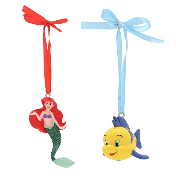 Zestaw 2 zawieszek Disney - Ariel & Flounder