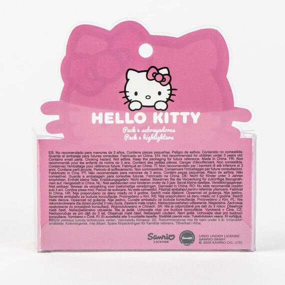 Zestaw 4 mini zakreślaczy Hello Kitty Food- Zdjęcie 4